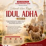 DPD Partai Solidaritas Indonesia (PSI) Kabupaten Siak Mengucapkan Selamat Hari Raya Idul Adha 1447 H